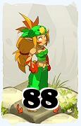 Um personagem do jogo Dofus, Sacrier-Ar, de nivel 88