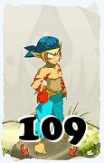 Um personagem do jogo Dofus, Sacrier-Ar, de nivel 109