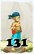 A Dofus character, Sacrier-Air, by level 131