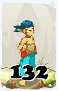 Um personagem do jogo Dofus, Sacrier-Ar, de nivel 132