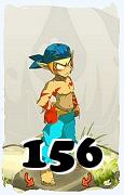 Um personagem do jogo Dofus, Sacrier-Ar, de nivel 156