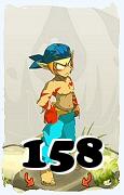 A Dofus character, Sacrier-Air, by level 158