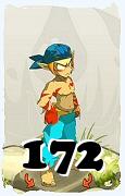 A Dofus character, Sacrier-Air, by level 172