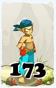 A Dofus character, Sacrier-Air, by level 173