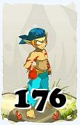 Um personagem do jogo Dofus, Sacrier-Ar, de nivel 176