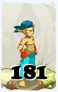 A Dofus character, Sacrier-Air, by level 181