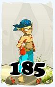 Um personagem do jogo Dofus, Sram-Ar, de nivel 185