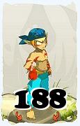 Um personagem do jogo Dofus, Sacrier-Ar, de nivel 188