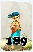 Um personagem do jogo Dofus, Roublard-Ar, de nivel 189