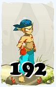 Um personagem do jogo Dofus, Sacrier-Ar, de nivel 192