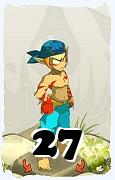 A Dofus character, Sacrier-Air, by level 27