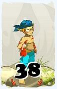 A Dofus character, Sacrier-Air, by level 38