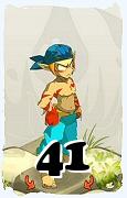 Um personagem do jogo Dofus, Sacrier-Ar, de nivel 41