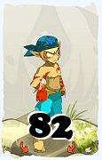 A Dofus character, Sacrier-Air, by level 82