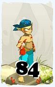 Um personagem do jogo Dofus, Sacrier-Ar, de nivel 84