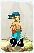 Um personagem do jogo Dofus, Sacrier-Ar, de nivel 94