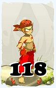 A Dofus character, Sacrier-Air, by level 118