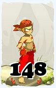 A Dofus character, Sacrier-Air, by level 148