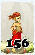 Um personagem do jogo Dofus, Sacrier-Ar, de nivel 156