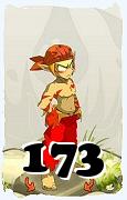 A Dofus character, Sacrier-Air, by level 173