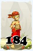 A Dofus character, Sacrier-Air, by level 184