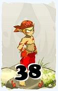 A Dofus character, Sacrier-Air, by level 38