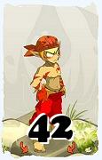 Um personagem do jogo Dofus, Steamer-Ar, de nivel 42