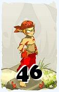 Um personagem do jogo Dofus, Sacrier-Ar, de nivel 46