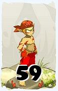 A Dofus character, Sacrier-Air, by level 59