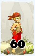 Um personagem do jogo Dofus, Sacrier-Ar, de nivel 60