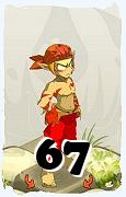 Un personnage du jeu Dofus, Sram-Air, au niveau 67