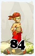 Um personagem do jogo Dofus, Sacrier-Ar, de nivel 84