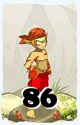 Um personagem do jogo Dofus, Sacrier-Ar, de nivel 86