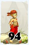 Um personagem do jogo Dofus, Sacrier-Ar, de nivel 94