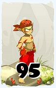 Um personagem do jogo Dofus, Sacrier-Ar, de nivel 95