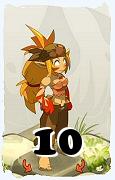 Um personagem do jogo Dofus, Sacrier-Ar, de nivel 10