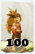 Um personagem do jogo Dofus, Sacrier-Ar, de nivel 100