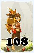 Um personagem do jogo Dofus, Sacrier-Ar, de nivel 108