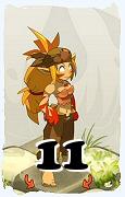 A Dofus character, Sacrier-Air, by level 11