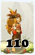 Um personagem do jogo Dofus, Sacrier-Ar, de nivel 110