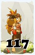 Um personagem do jogo Dofus, Sacrier-Ar, de nivel 117