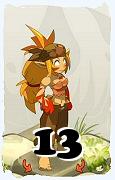 Um personagem do jogo Dofus, Sacrier-Ar, de nivel 13