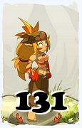 Um personagem do jogo Dofus, Sacrier-Ar, de nivel 131