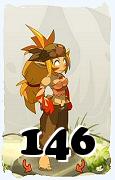 Um personagem do jogo Dofus, Sacrier-Ar, de nivel 146