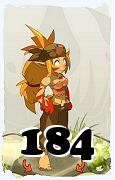 A Dofus character, Sacrier-Air, by level 184