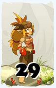 Um personagem do jogo Dofus, Sacrier-Ar, de nivel 29