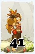 Um personagem do jogo Dofus, Sacrier-Ar, de nivel 41