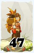 Um personagem do jogo Dofus, Sacrier-Ar, de nivel 47