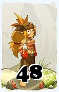 Um personagem do jogo Dofus, Sacrier-Ar, de nivel 48