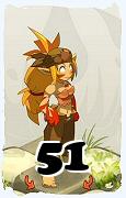 A Dofus character, Sacrier-Air, by level 51